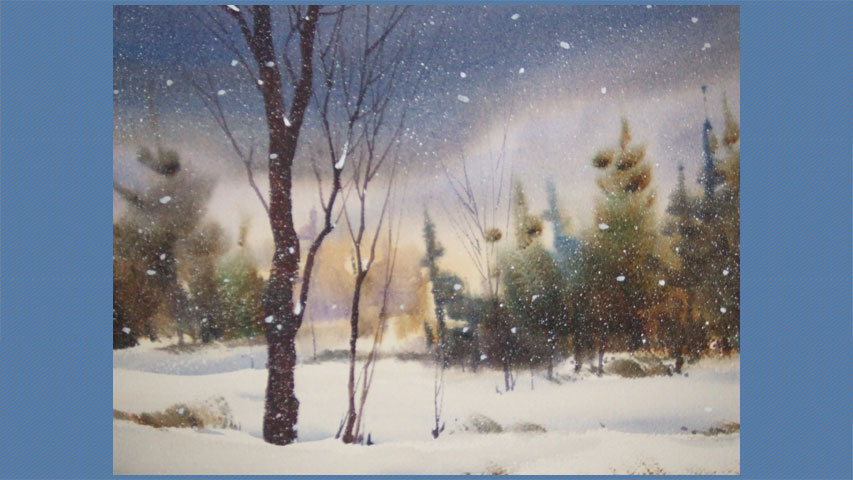 "A Wintry Landscape"<BR>(Recording of LIVE Class)