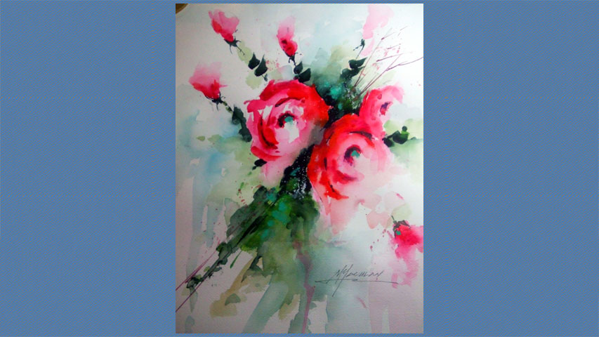 "A Quick & Loose Floral"<br>(Recording of LIVE Class)