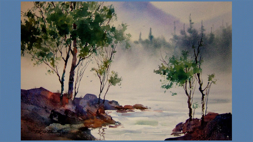 "Foggy Lake"<BR>(Recording of LIVE Class)