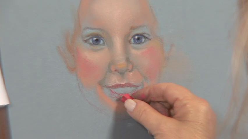 "A Young Girl's Pastel Portrait" Series Pt. 05 of 14