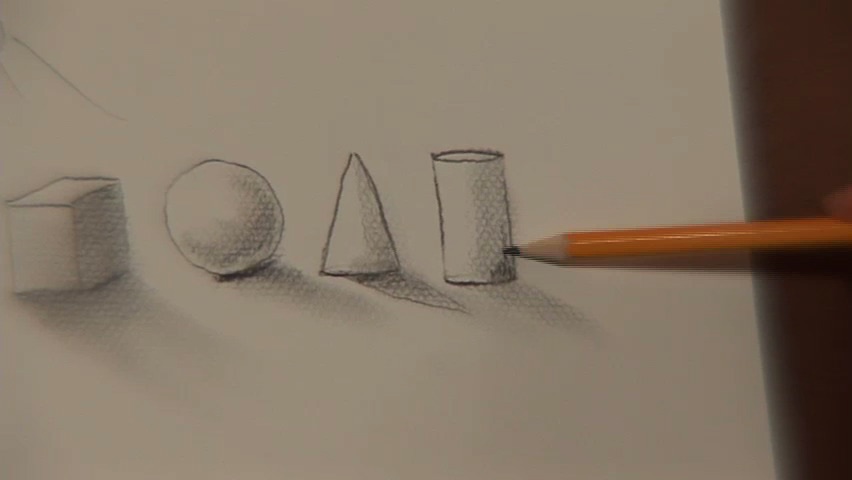 "Drawing 4 Basic Forms and Shading" - Beginner Series