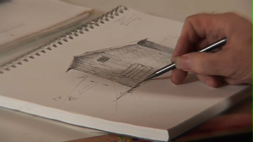 "Drawing a Beginner Barn"